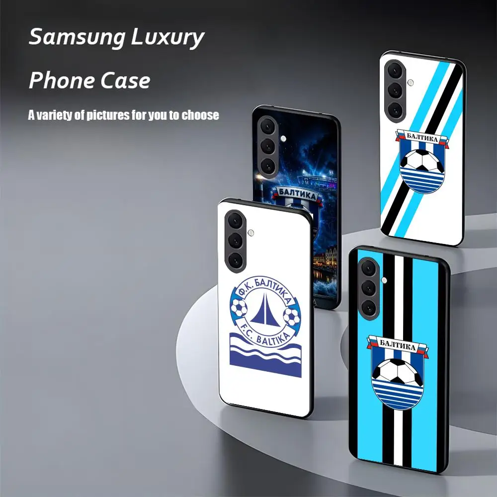 Фото Чехол для телефона FC Baltika Kaliningrad Team для Samsung Galaxy S26 S25 S24 S23 S22 S21 Plus Ultra Note20, мягкий черный №4