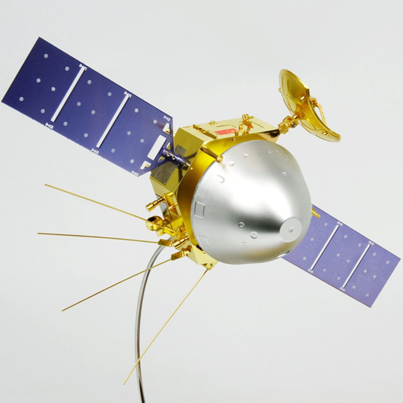 Фото Модель Tianwen-1: Космическая модель марсохода для коллекционеров, для витрины, для рабочего стола №2