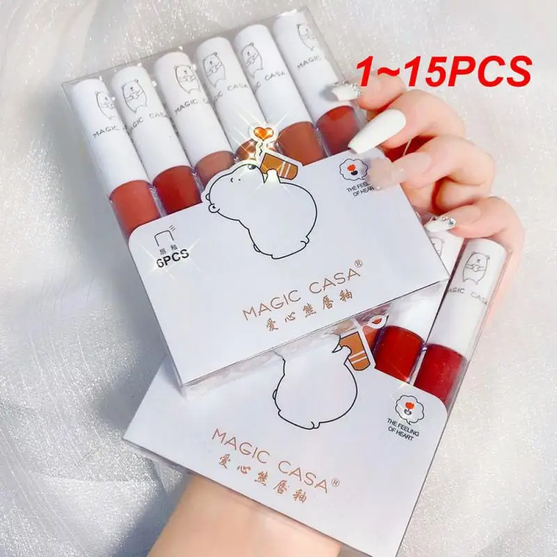 

CASA Matte Lipstick/set Moisturizing Waterproof Sweatproof Lip Gloss Portable Lips Make-up For Women Cosmetics