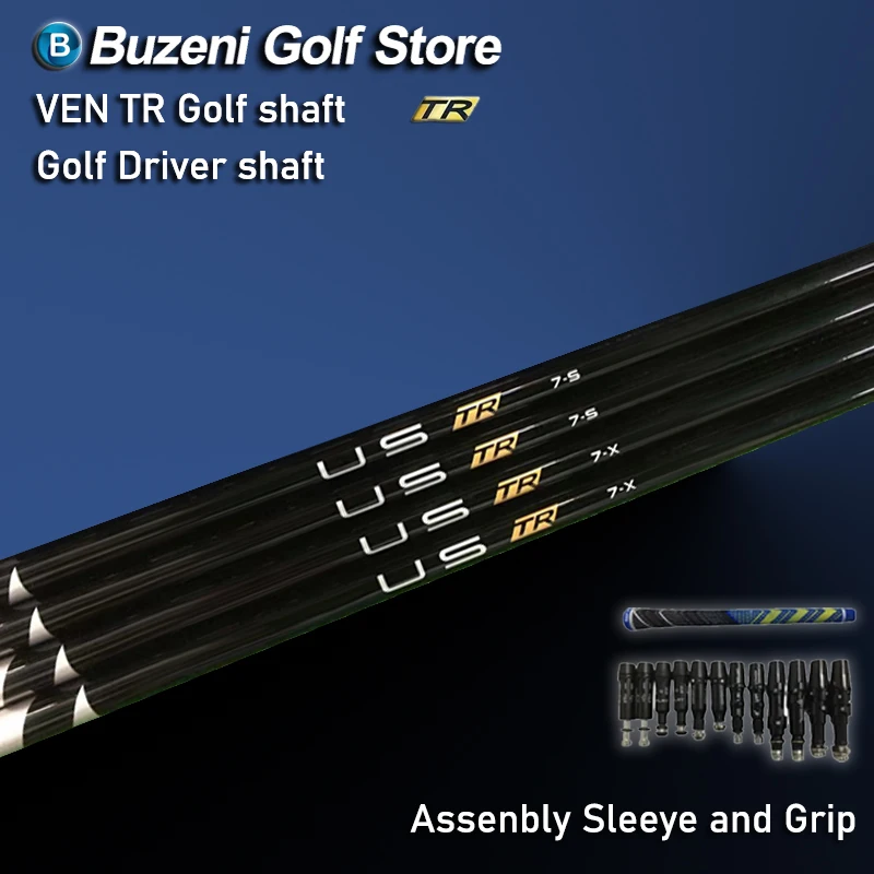 

Golf Clubs Shaft, BLACK Color, VEN TR Golf Drive Shaft, Tus, Graphite Shaft, Free Assembly Sleeve and Grip, 5/6/7 R SR S X Flex