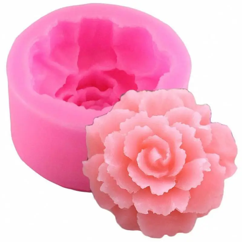 

Силиконовая форма для торта в виде Розы, 3D цветок, форма для помадки, украшение для кексов, инструмент для желе, шоколада, конфет, формы для выпечки Z5T9