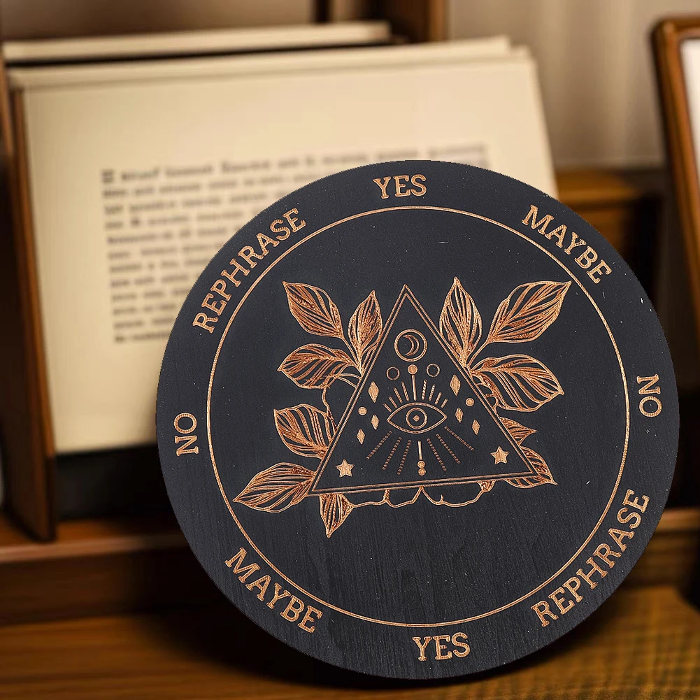 Круглая декоративная доска для медитации 15 см