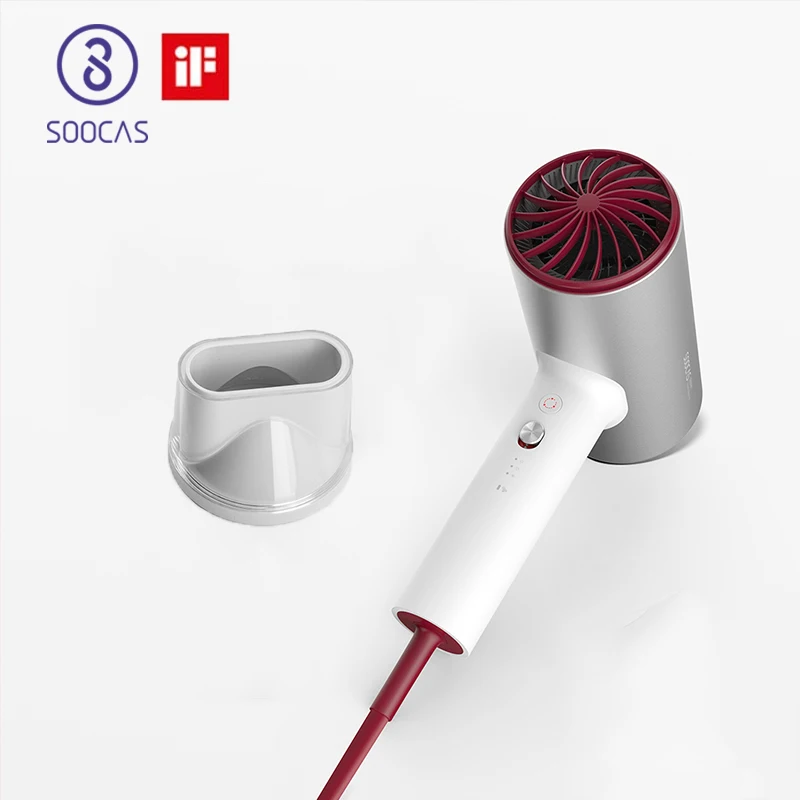 

SOOCAS H3S Negative Ion Hair Dryer 1800W Professional Blow Dryer Aluminum Alloy Powerful Electric Dryer Cold Hot Air Circulating