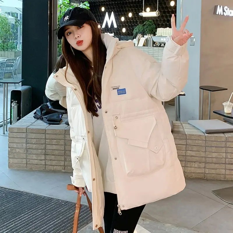 New Winter Women's Cold Coat Parkas Super Hot Jackets Warm Snow Outerwear Maternity Cotton Jacket Oversize Korean Fashion