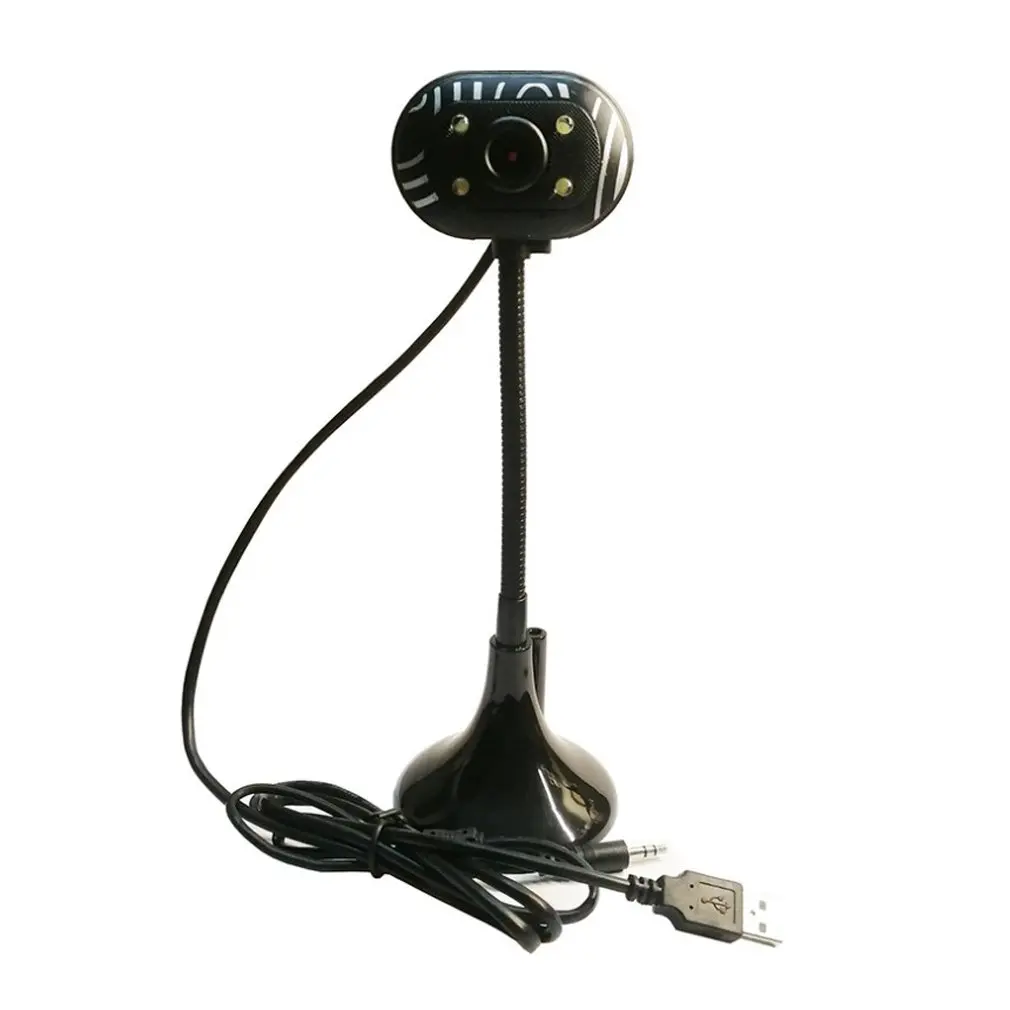 

Практичная веб-камера Поворотная камера HD, USB-камера, портативная веб-камера для видеозаписи с микрофоном для ПК