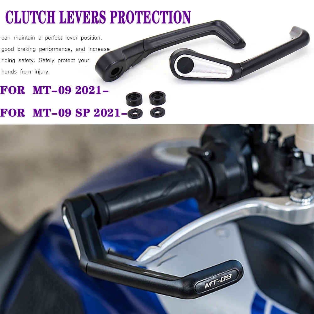 Motorcycle For Yamaha MT09 MT-09 SP MT 09 2021 2022 2023 Brake Clutch Levers Guard Protector Anti-Fall CNC Protection Rod