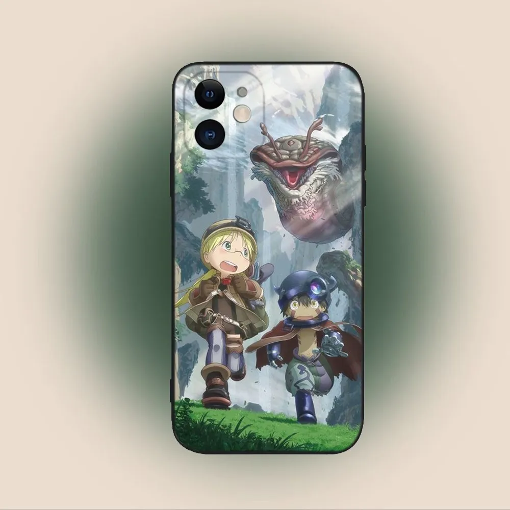 Чехол для телефона Made in Abyss iPhone 15 14 13 12 11 Plus Pro Max XS XR SE Mini 8 7 мягкий силиконовый