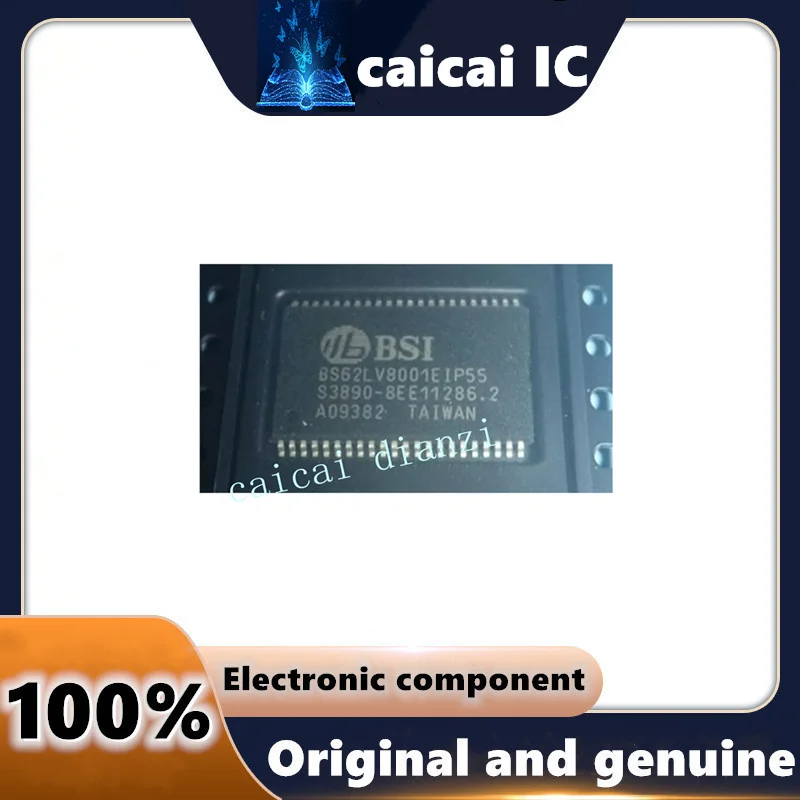 

100-10PCS BS62LV8001EIP55 BS62LV8001EIG55 TSOP44 Electronic Components Integrated Circuits IC Chips