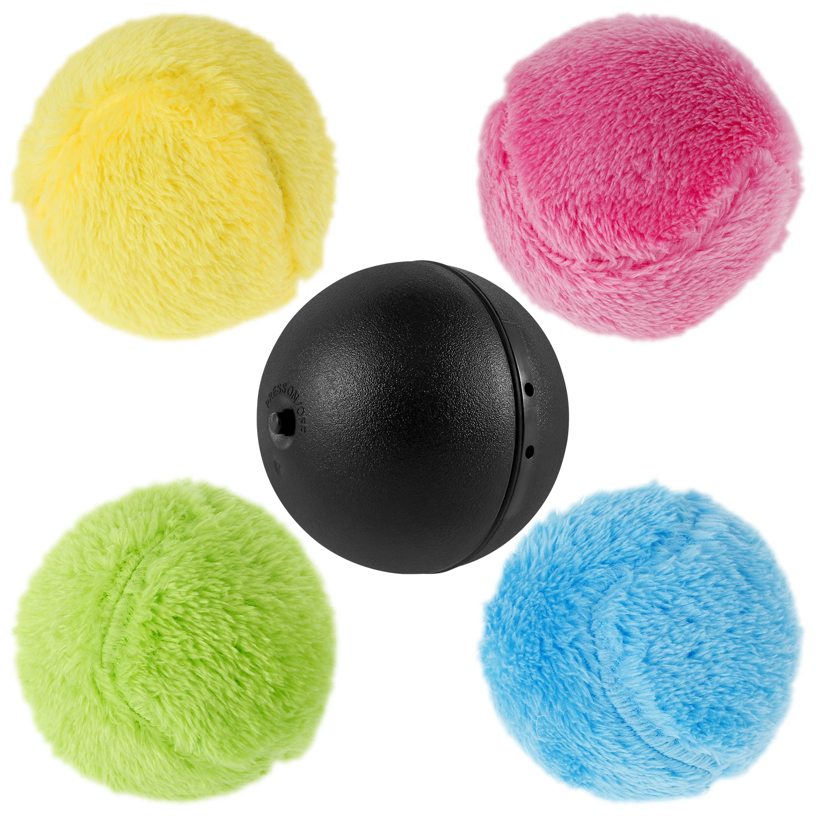 New Pet Rolling Ball Soft Battery Powered Electronic Dog Bal