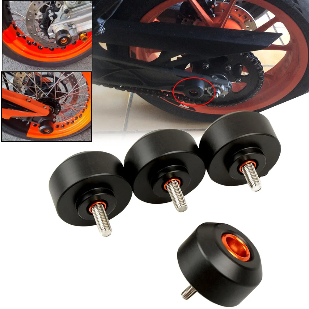 

For Duke 390 2013-2020 & Rc Rear & Front Wheel Frame Slider Motorcycle Frame Slider Crash Pads Protection Duke125 Duke 200 390