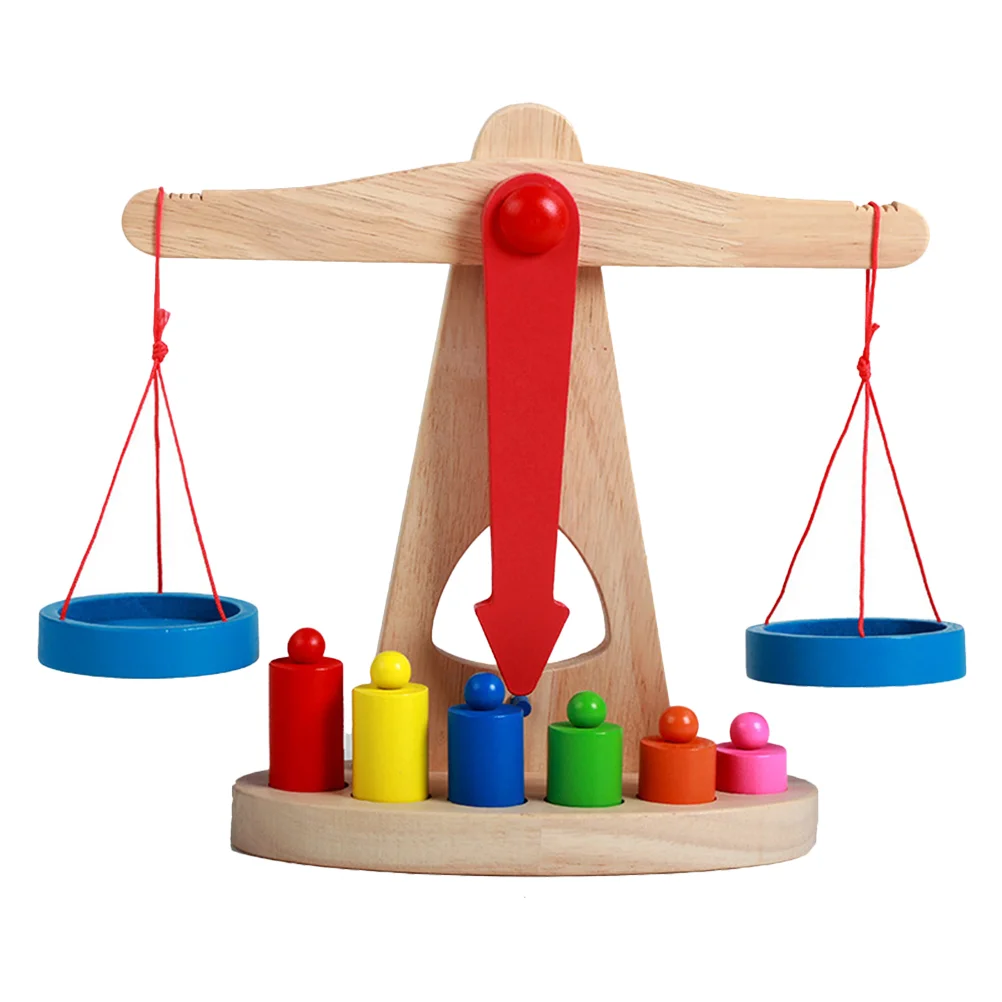 

Balance Toys Scale Games Math Toy Kids Wooden Weighing Game Learning Activities Baby Counting Montessori Number Board