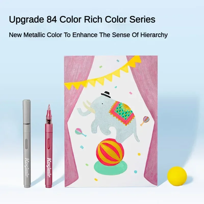 Акриловый жидкий акриловый маркер KASIMIR 84/24 цвета