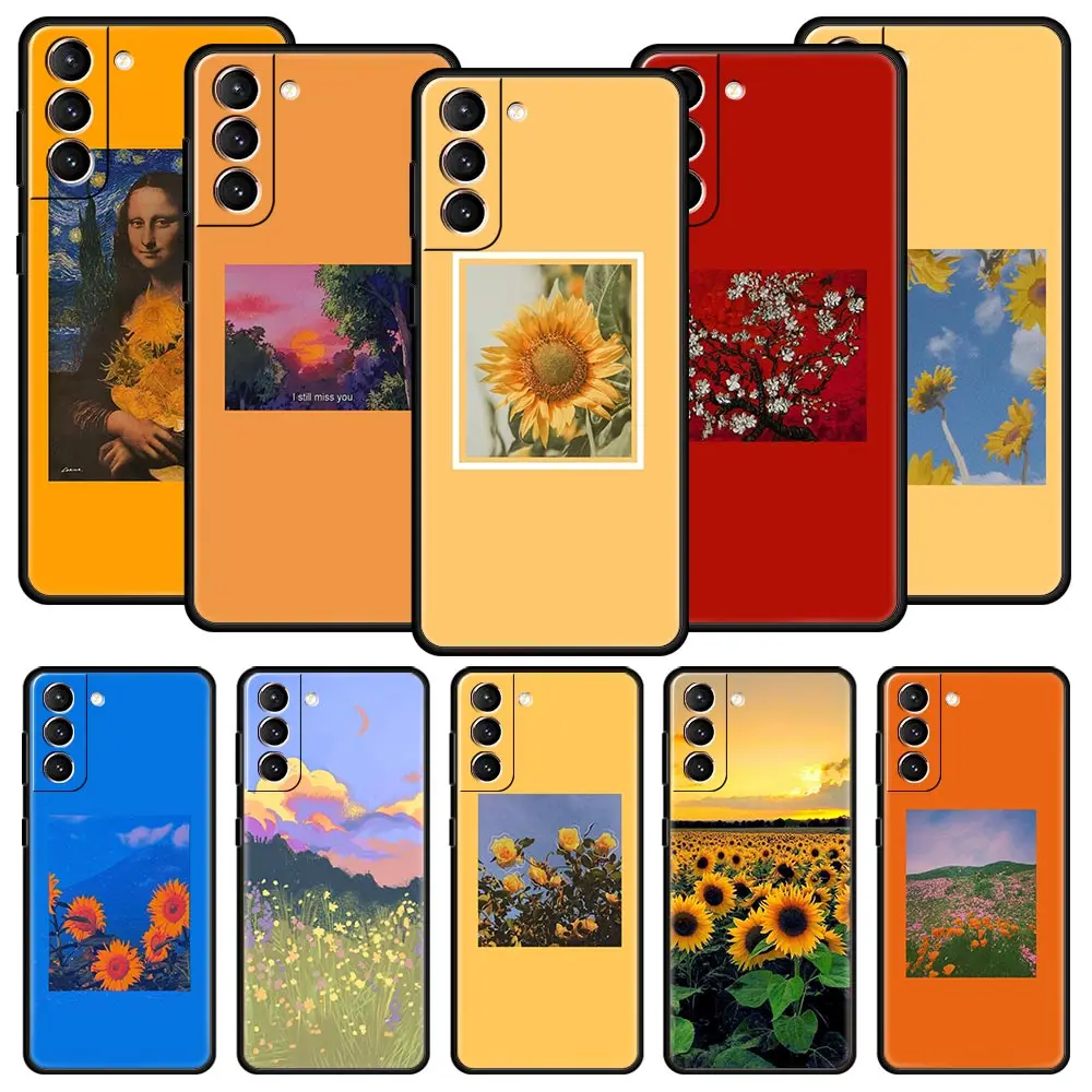

Cottagecore Phone Case For Samsung Galaxy S22 Ultra S21+ S20FE S10 Lite S10e S9 S8 Plus s7 edge S30 Silicone Cover Shell Caso