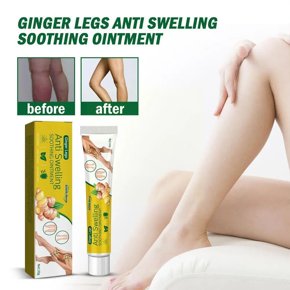 

20g Ginger Anti-Swelling Balm Hand Leg Arm Muscle Therapy Pain Cream Knee Pain Finger Relief Care Cream Tendon Relief Ointm C6V3