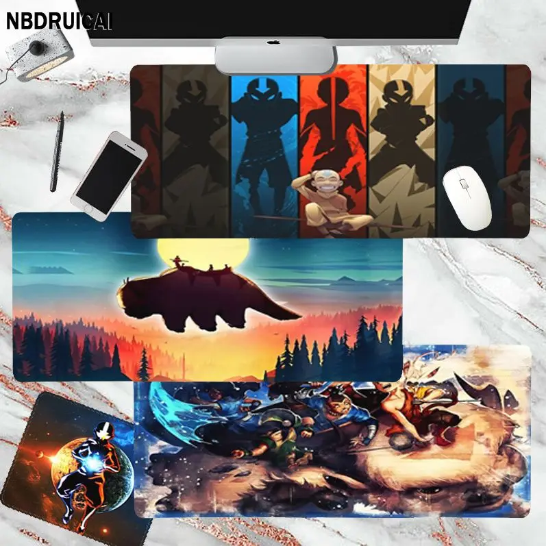 

NBDRUICAI Avatar The Last Airbender Cool Large Gaming Mousepad L XL XXL Gamer Mouse Pad Size For PC Computer Laptop