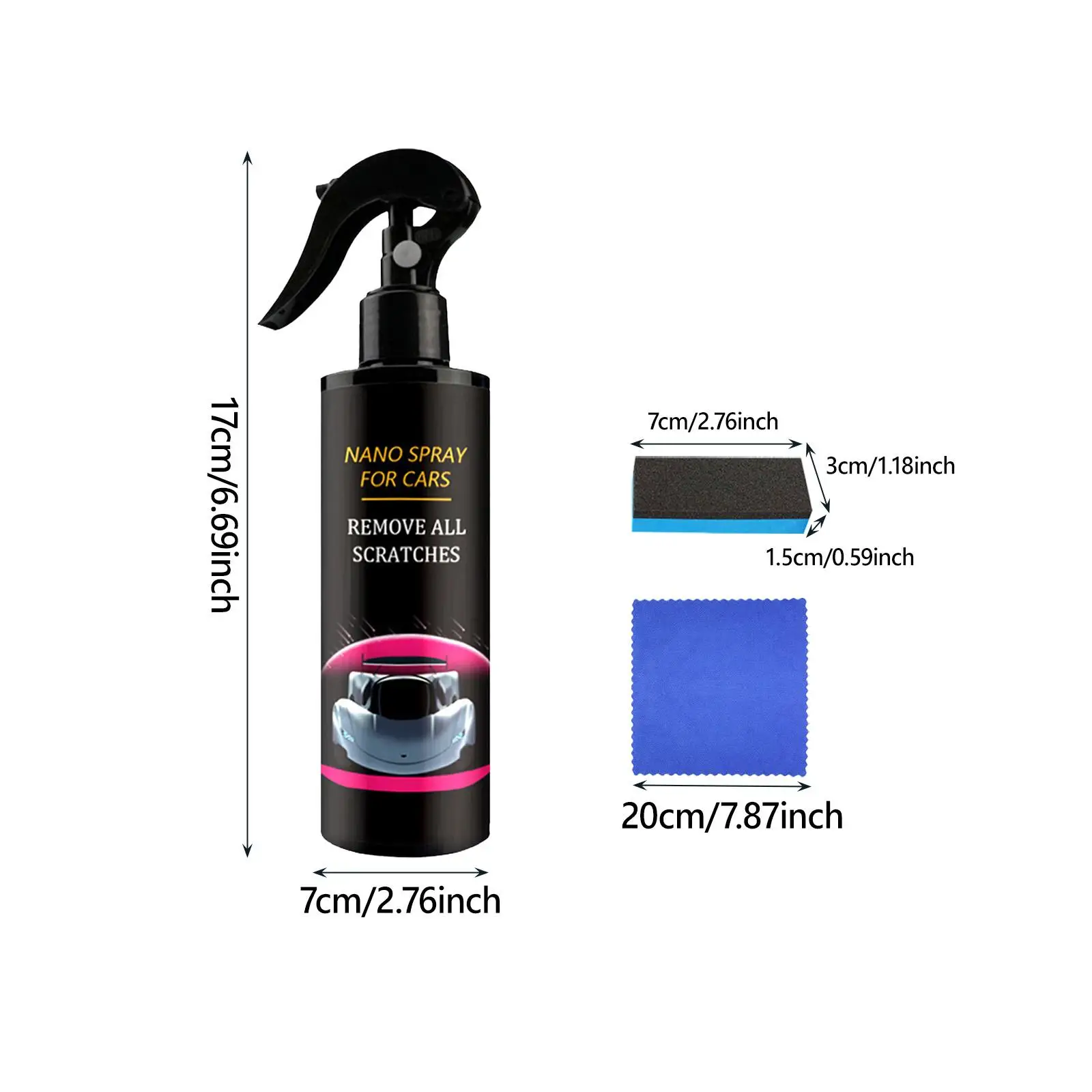 Car Scratch Removal Spray Body Paint Nano Repair