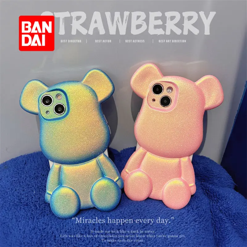 

Bandai Disney Trend 3D Phone Case for IPhone 13 13Pro 12 12Pro 11 Pro Max Plus Kawaii Cartoon Cover Luxury Fundas Cute Shell