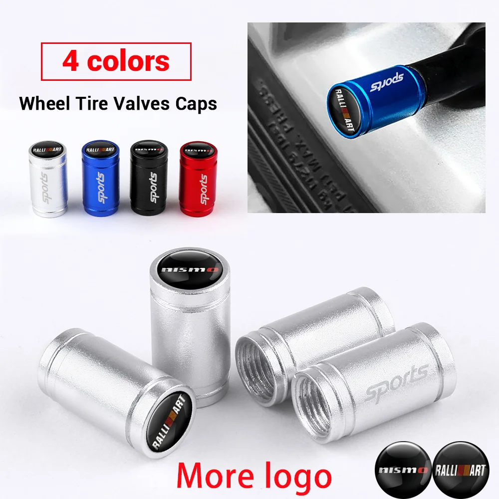 4X колпачки клапанов шин, матовые декоративные колпачки для воздушных клапанов автомобиля, герметичная крышка для Cadillac XT4 CT4 XT5 CT5 XT6 CT6 CTS ATS