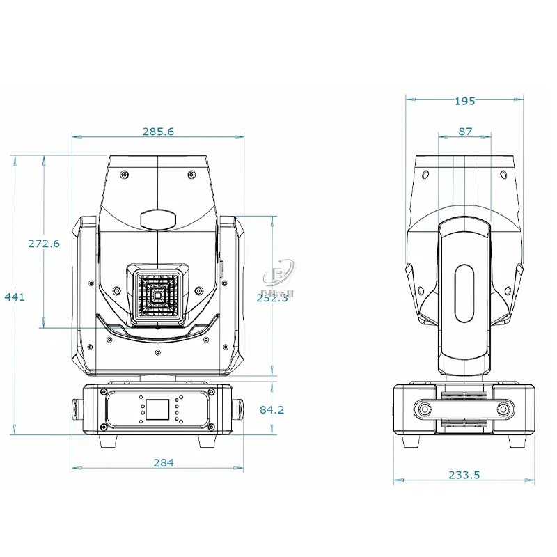 Мини-светильник 230 Вт 7R с подвижной головкой