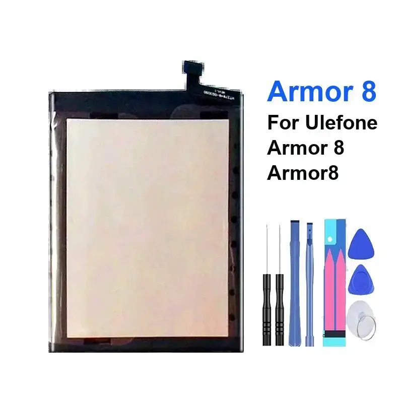 Фото Аккумулятор для мобильного телефона 5580 мАч для Ulefone Armor 8, надежная замена, безопасный и надежный. №5