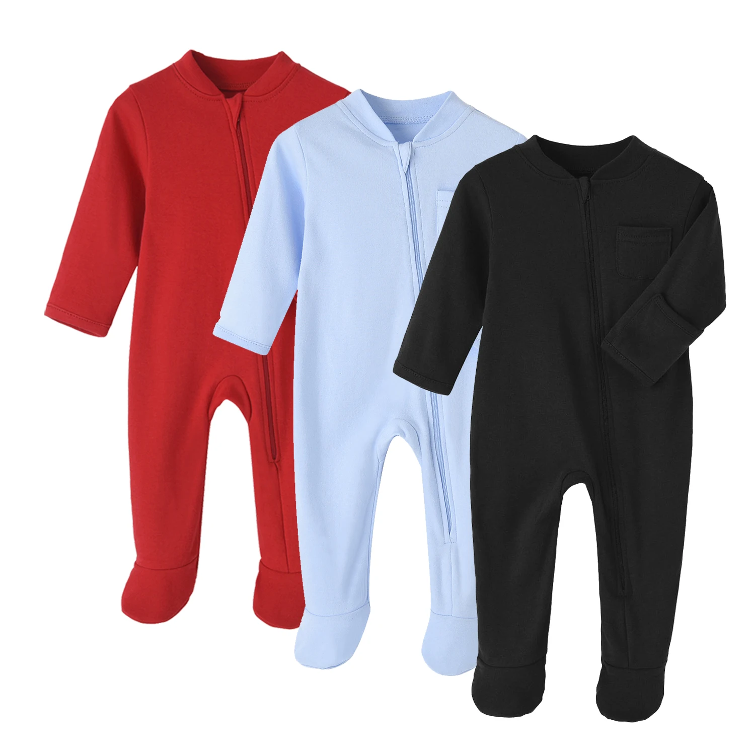 Newborn Baby Sleepers Soft Rompers Pajamas Spring Autumn Boys Sleepsuits Onesies Girls Grows 100% Cotton Macacão Infantil Roupa