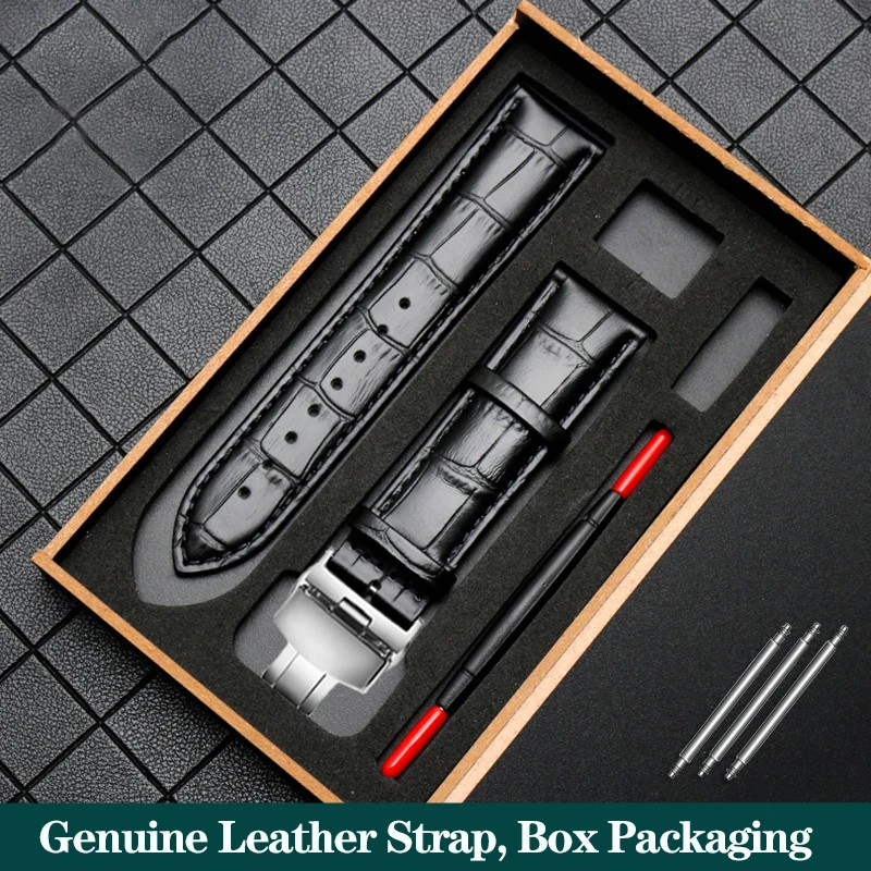 

Ремешок для часов Tissot Citizen Casio Seiko из натуральной воловьей кожи, браслет со стальной пряжкой, черный коричневый, 18 мм 20 мм 22 мм