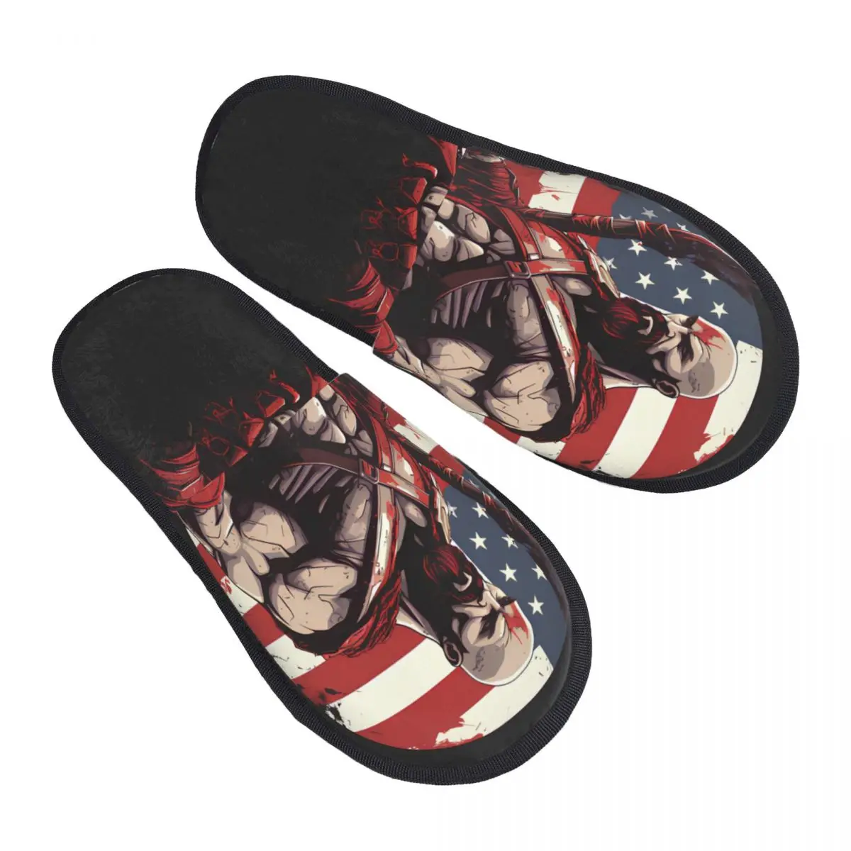 Пушистые тапочки God Of War для мужчин и женщин уютные специальные домашние