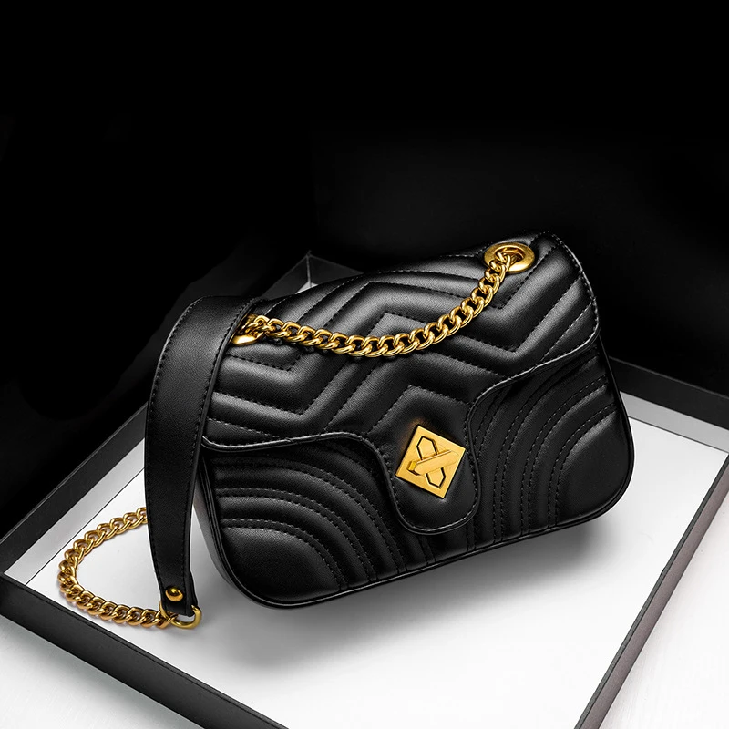 

Новая модная маленькая квадратная сумка, женская сумка-раскладушка, женская сумка через плечо с цепочкой