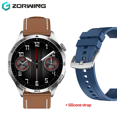 Смарт-часы AMOLED GT4 для мужчин и женщин, спортивные Смарт-часы с измерением пульса и Bluetooth, с компасом, с вызовом, 12 часов работы, для Android и IOS