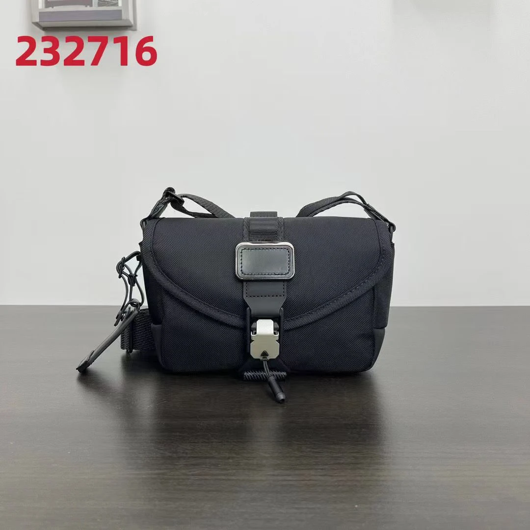 

232716 Ballistic Nylon Men's Shoulder Bag Leisure Commute Flap Crossbody Bag