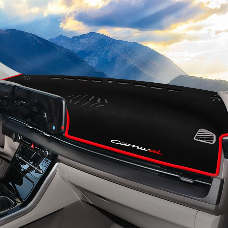 

Kia Carnival Sedona KA4 2020-2022 Приборная Панель Автомобильная Приборная Панель Солнцезащитный Козырек Нескользящие Коврики...