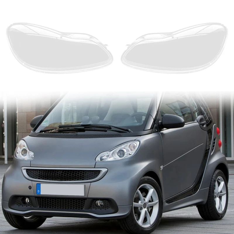 

Car Headlight Shell Lamp Shade Transparent Lens Cover Headlight Cover For Benz Smart 2012 2013