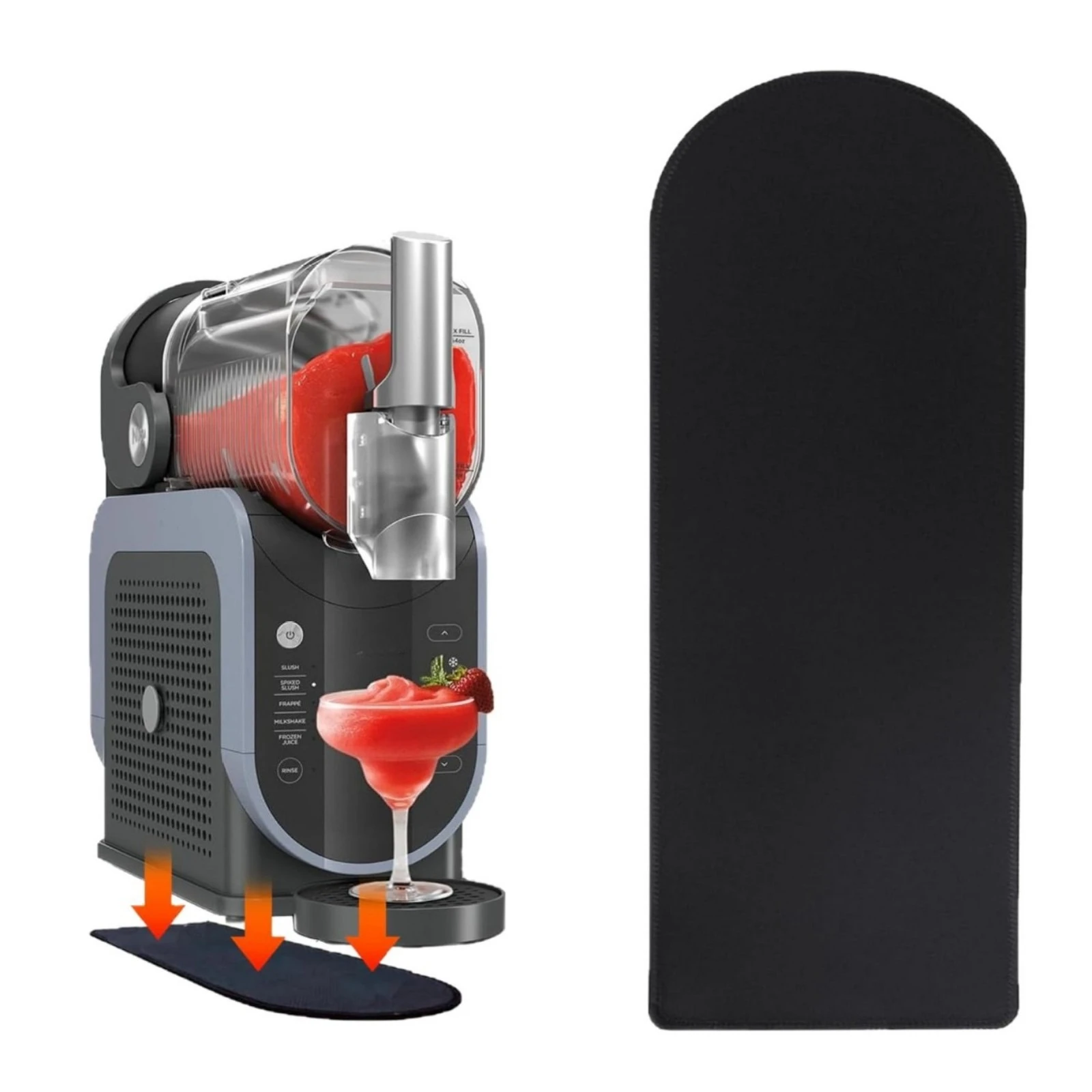 Фото Раздвижной коврик для Ninja SLUSHi FS301 FS300, коврик для приготовления смузи, коврик для приготовления смузи, быстро скользящий коврик для машины для замороженных напитков №3