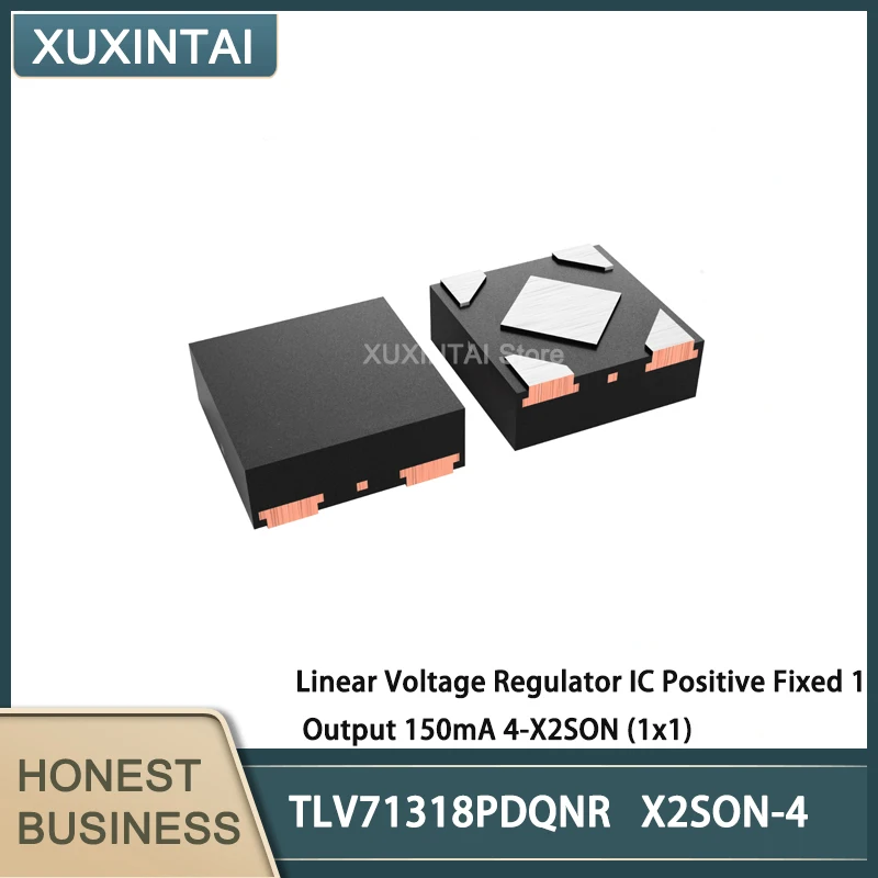 

50Pcs/Lot TLV71318PDQNR TLV71318 Linear Voltage Regulator IC Positive Fixed 1 Output 150mA 4-X2SON (1x1)