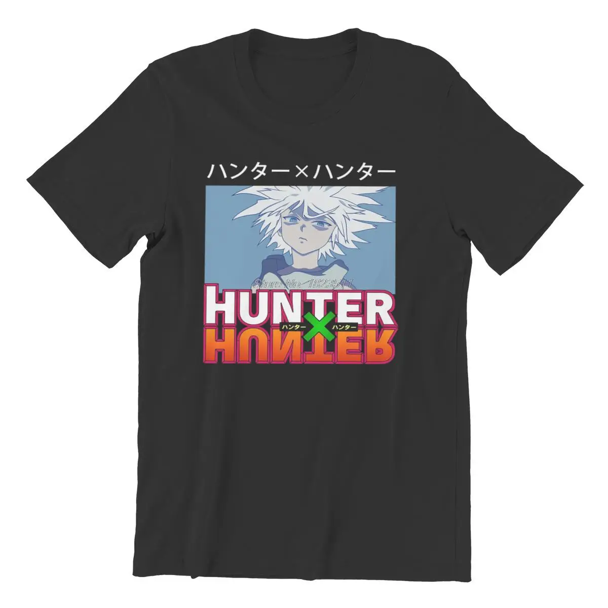 

Hunter X Hunter T-shirt Killua Essentials Funny Couples Summer T-Shirt Anime Men Cotton Tshirt Tees Streetwear Harajuku