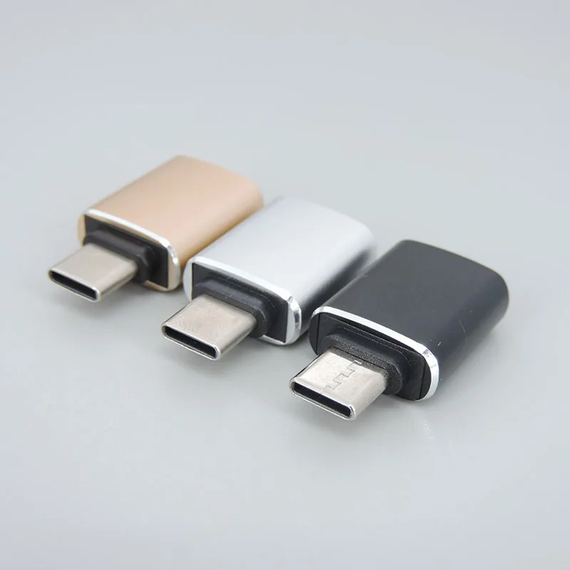 Алюминиевый адаптер USB Type C папа-мама 3 0 OTG конвертер кабеля портативный для