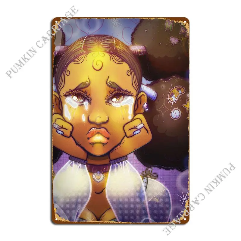 

Sad Potatoe Metal Plaque Poster Pub Wall Cave Custom Classic Tin Sign Poster