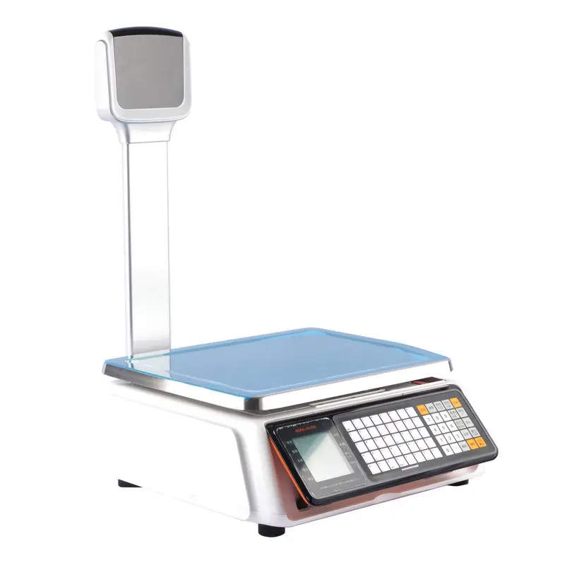 

RLS1515 30kg digital Supermarket barcode label printing balance