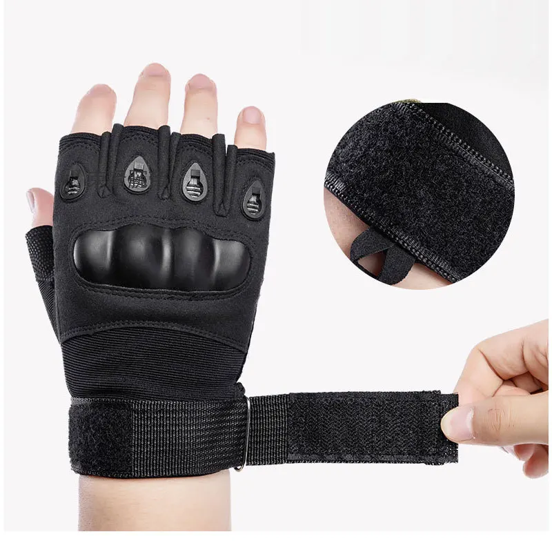 

Cycling Gloves Tactical Half Finger Gloves for Men Women Outdoor Anti-slip Sports Mountaineering Protective Gloves