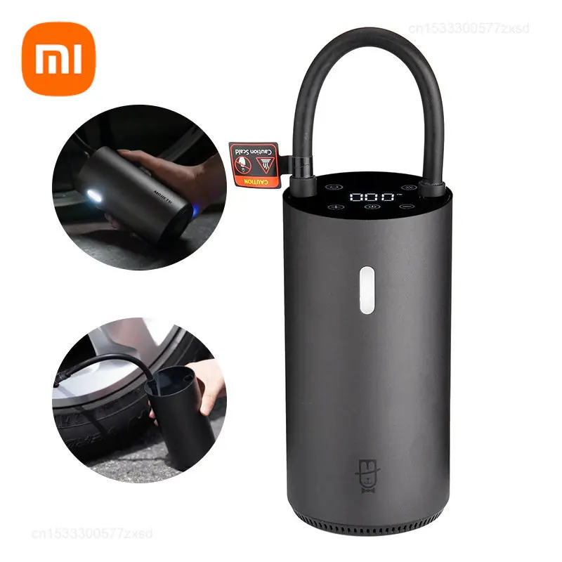 

Xiaomi Roidmi Mojietu Portable Smart Digital Tire Pressure Detection Electric Mini Air Inflator Pump For Bike Motorcycle Balls