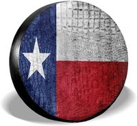 delerain texas state flag spare tire covers for jeep rv trailer suv truck and many vehicle wheel covers sun protector waterproof
