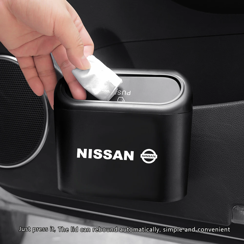 

Car Storage Dustbin Suspended Dust Storage Box For Nissan Nismo Juke Qashqai j11 Murano GTR Patrol Micra X-Trail Leaf Altima