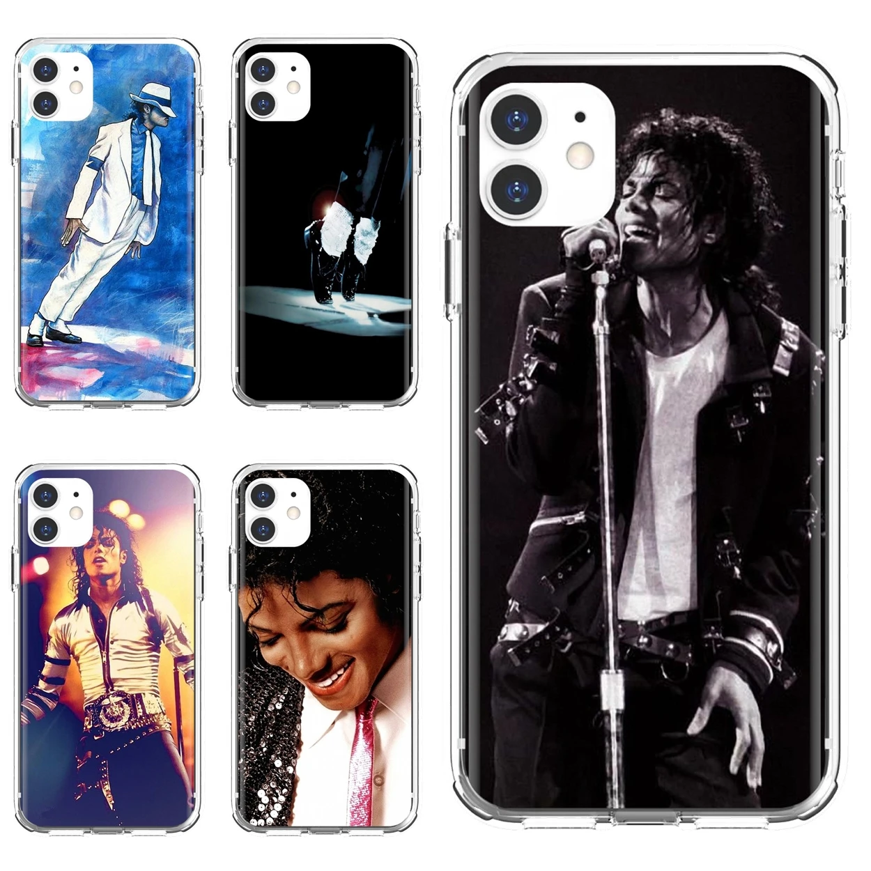

Silicone Shell Cover Legend-Michael-Jackson-MJ-King For iPhone 10 11 12 13 Mini Pro 4S 5S SE 5C 6 6S 7 8 X XR XS Plus Max 2020
