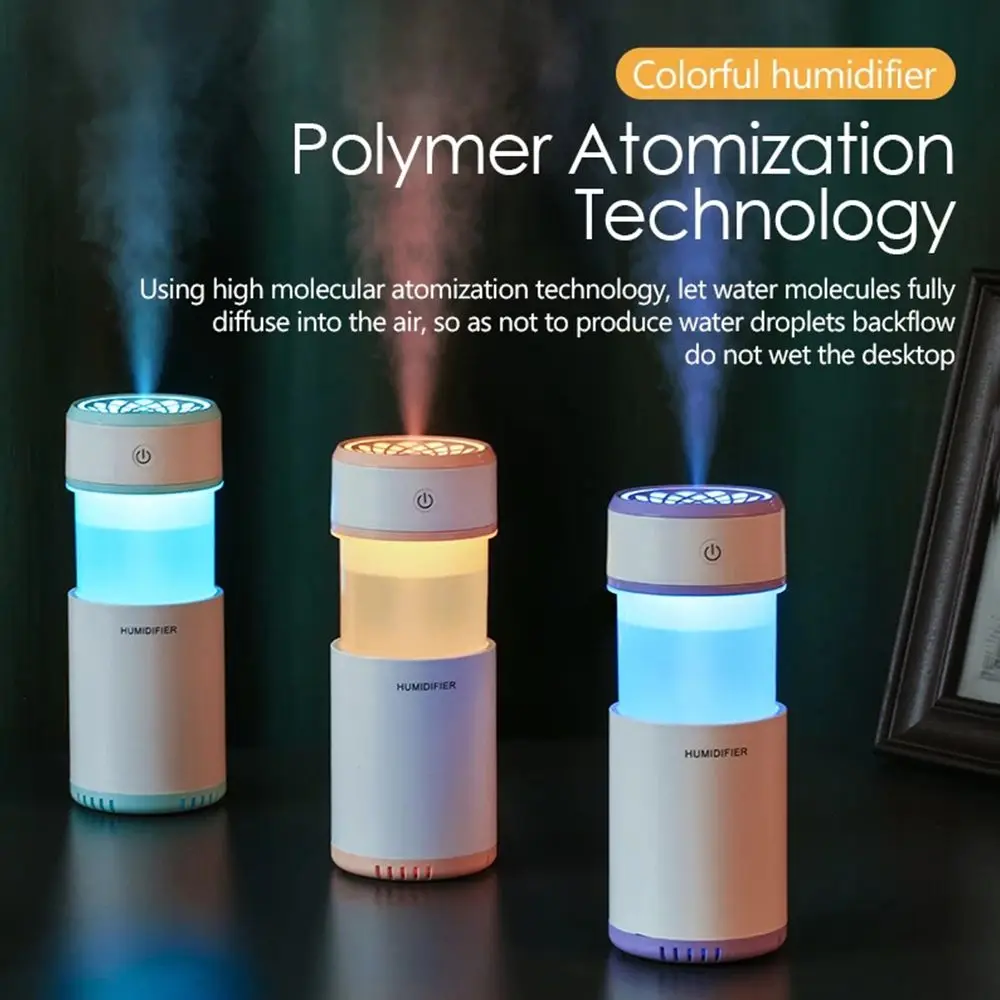 

Pull-out Desktop Color Night Lamp Essential Oil Mist Maker Aroma Diffuser Air Humidifier