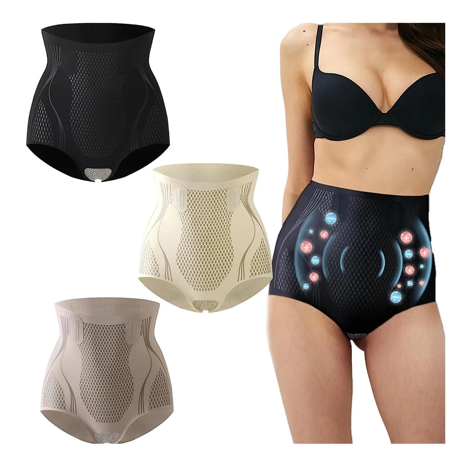 

Flat Belly Panties Women Tummy Control Underpants Postpartum Shapewear Waist Trainer Slimming Briefs Girdle Body Shaping Шорты