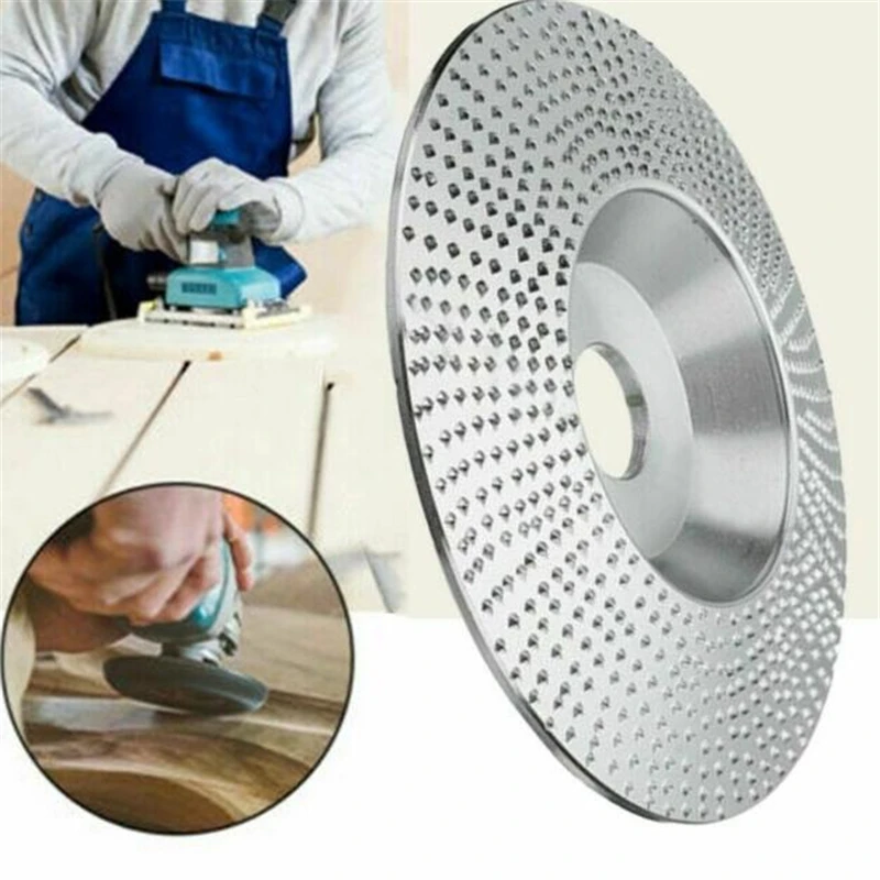 

Wood Angle Grinding Wheel Sanding Carving Rotary Tool Abrasive Disc for Angle Grinder Tungsten Carbide Coating Bore Shaping New
