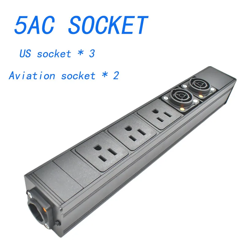 PDU power strip стойка сетевого шкафа 1-13AC авиационная комбинированная розетка США