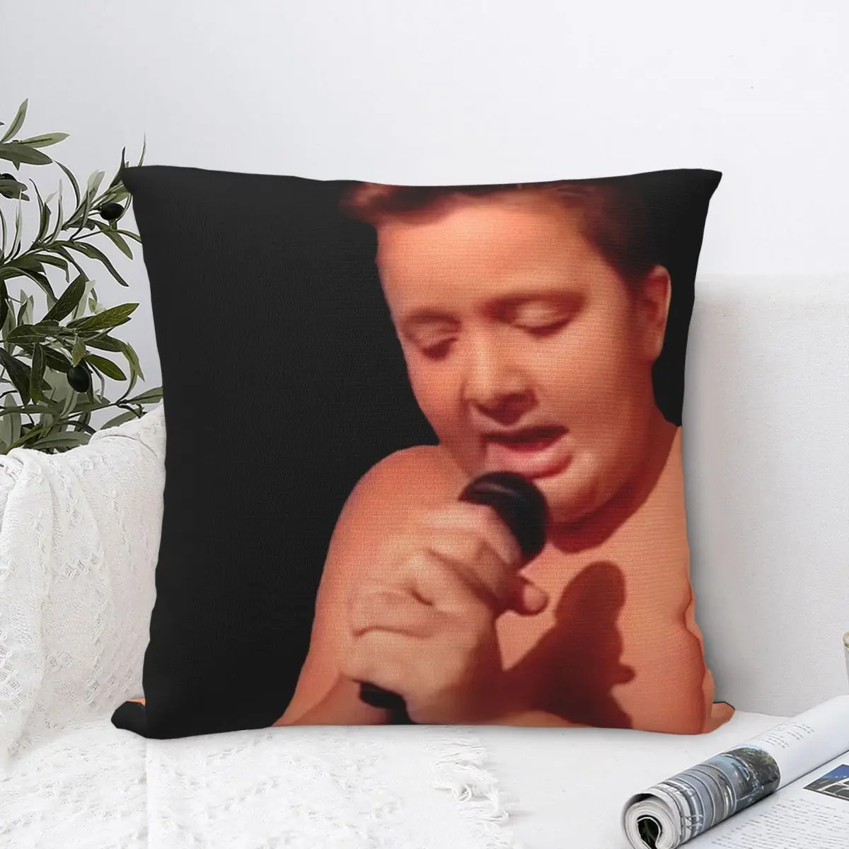 Декоративная квадратная наволочка для автомобиля