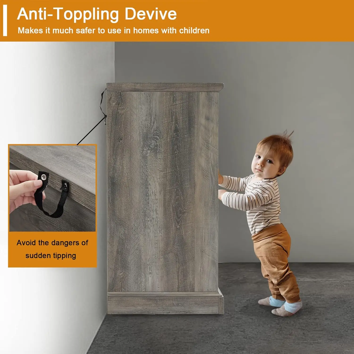 Okvnbjk кофейная плитка небольшой семейный буфет с дверями и полками для кухни