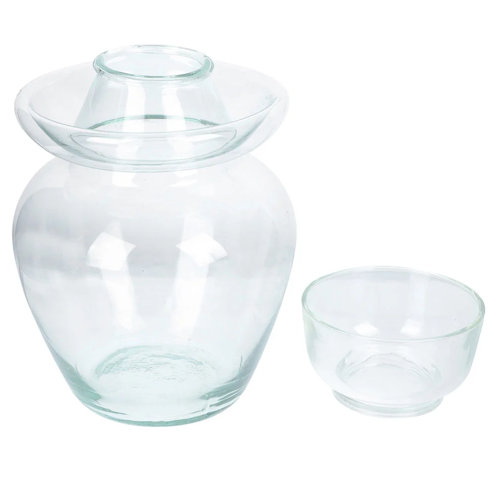 

Jar Pickle Fermenting Fermentation Crock Can Storage Chinese Pot Sealed Food Jars Kimchi Container Kitchen Brewing Lid